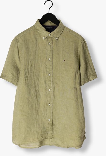 Olive TOMMY HILFIGER Casual-Oberhemd PIGMENT DYED LINEN RF SHIRT S/S - large