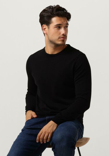 Schwarze HUGO Pullover SAN CEDRIC-M1 - large