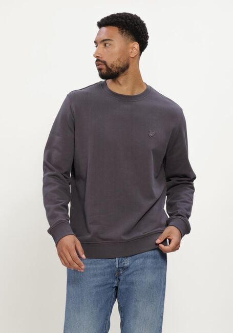 Dunkelgrau LYLE & SCOTT Pullover SUPERFINE CREW NECK SWEATSHIRT - large
