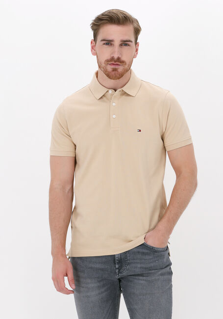 Beige TOMMY HILFIGER Polo-Shirt 1985 SLIM POLO - large