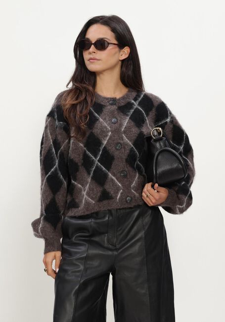 Braune GESTUZ Pullover & Cardigans GZSIDA MULTI CARDIGAN - large
