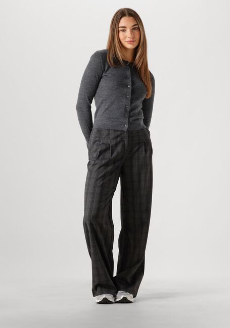 Graue MODSTRÖM Strickjacke HIROKIMD SHORT CARDIGAN - large