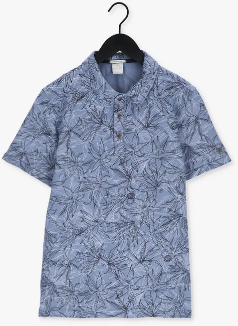 Blaue CAST IRON Polo-Shirt SHORT SLEEVE POLO REGULAR FIT TWILL JERSEY - large