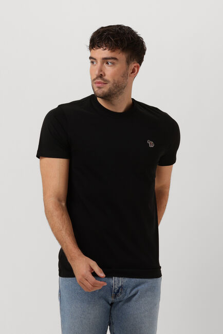 Schwarze PS PAUL SMITH T-shirt MENS SLIM FIT SS TSHIRT ZEBRA - large