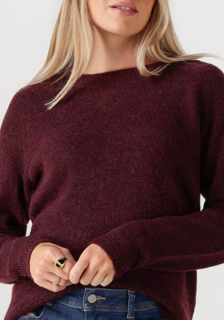 Bordeaux SELECTED FEMME Pullover SLFLULU LS KNIT O-NECK - large