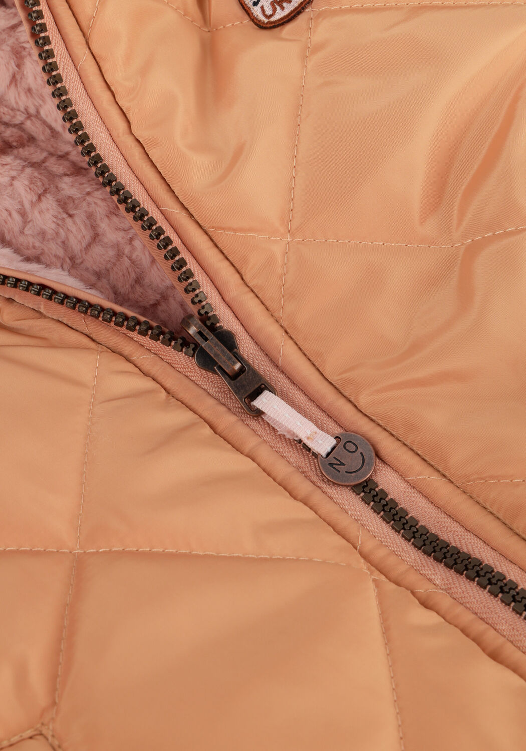 Hell-Pink NONO Jack BOMBY REVERSIBLE HOODED JACKET WITH PRINT AT SLEEVE - large