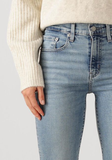 Hellblau LEVI'S Slim fit jeans 724 HIGH RISE STRAIGHT BLUE WAVE LIGHT - large