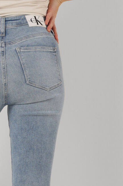 Blaue CALVIN KLEIN Skinny jeans HIGH RISE SUPER SKINNY ANKLE - large