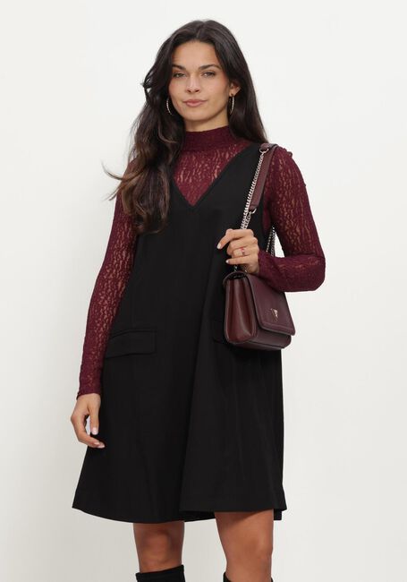 Schwarze Y.A.S. Minikleid YASDAKOTA SL WIDE SPENCER DRESS - large