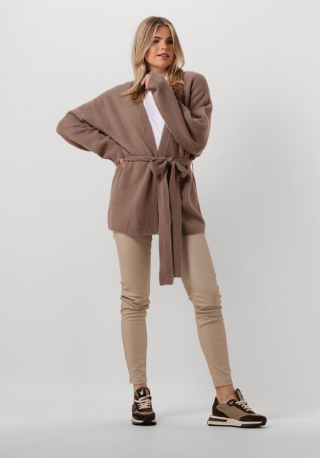 Taupe KNIT-TED Strickjacke SILVIE - large