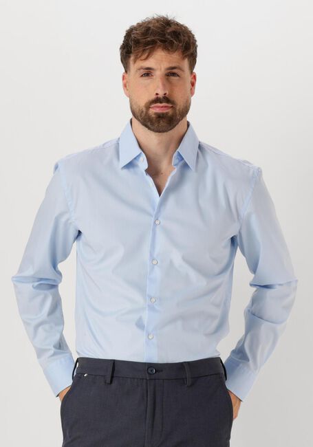 Hellblau BOSS BLACK Klassisches Oberhemd H-HANK-KENT0C1-214 - large