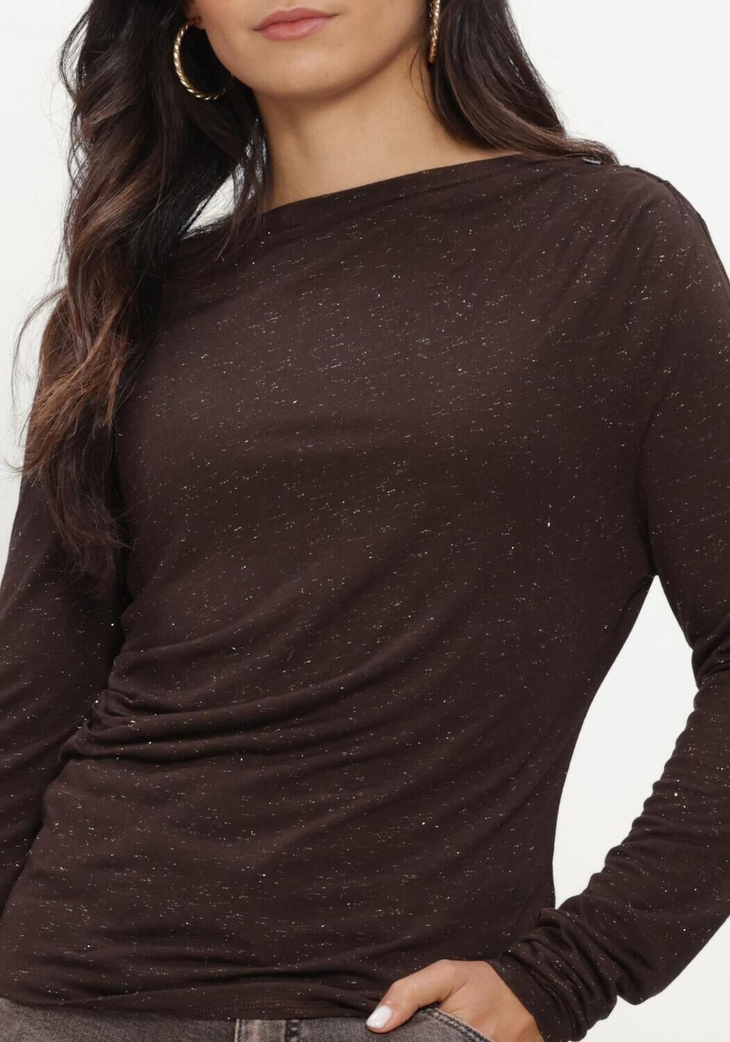Braune BY-BAR Top LEYA SPARKLE TOP - large