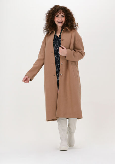 Camelfarbene NEO NOIR Mäntel ANLU COAT - large