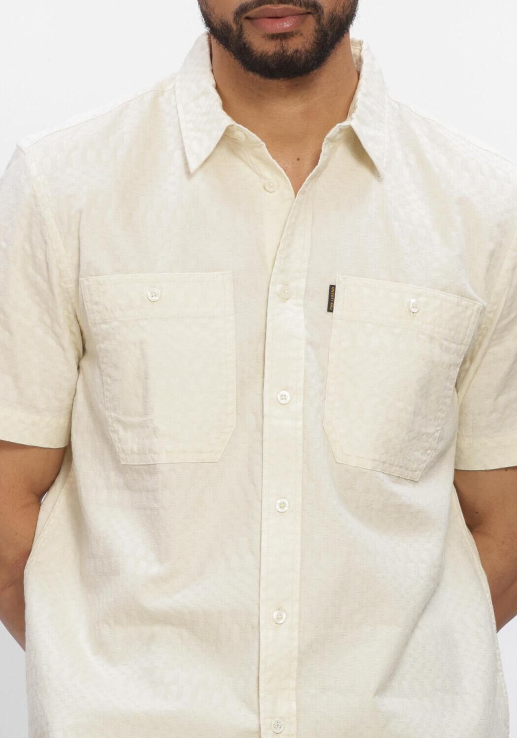 Creme PME LEGEND Casual-Oberhemd COOPER BARRY JACQUARD - large