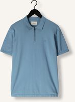 Blaue DSTREZZED Polo-Shirt DORIAN ZIP POLO Blaue DSTREZZED Polo-Shirt DORIAN ZIP POLO - medium