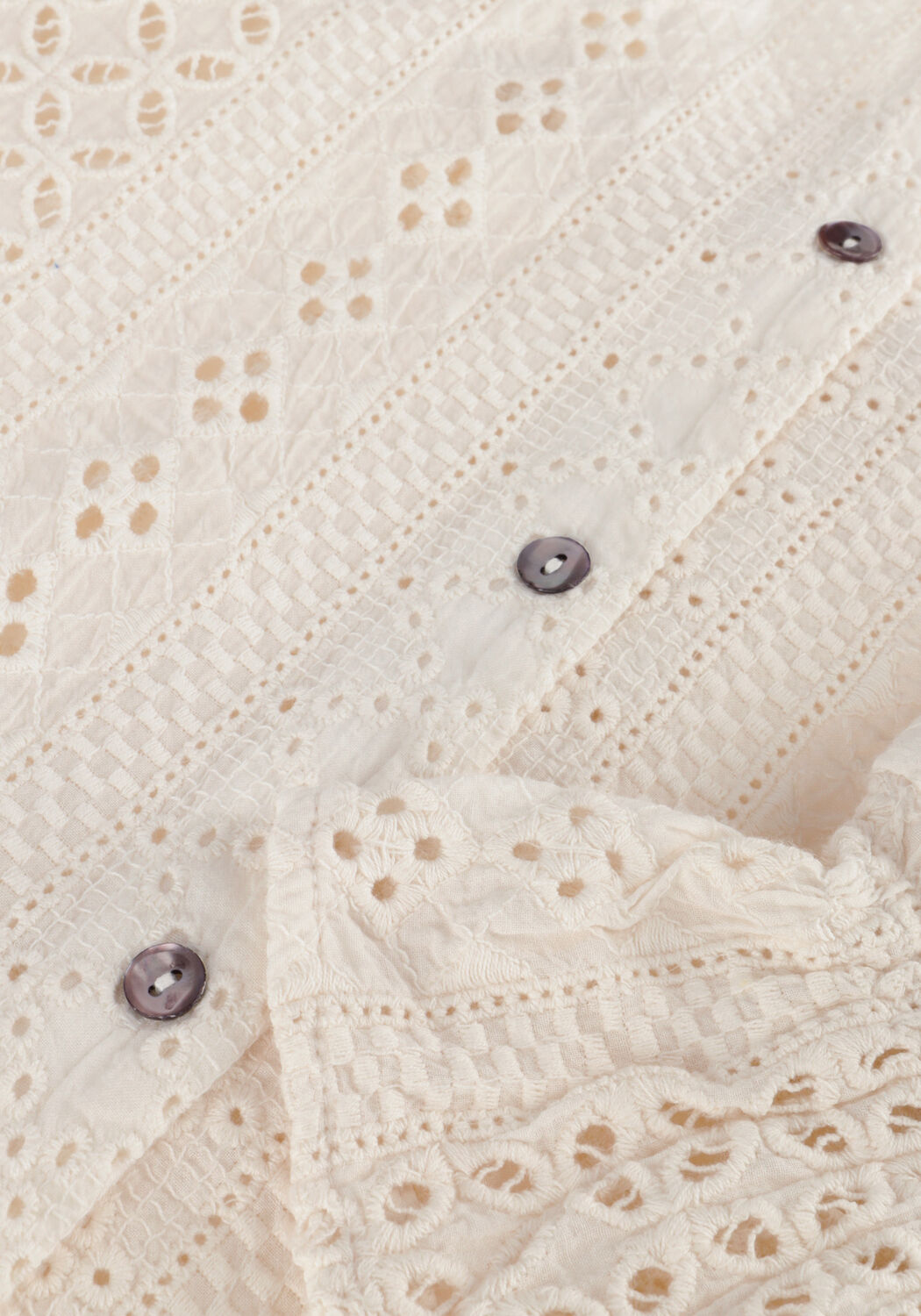 Ecru BY-BAR Blusen FRANKIE EMBROIDERY BLOUSE - large