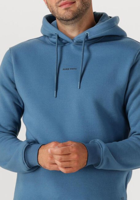 Blaue PURE PATH Sweatshirt REGULAR FIT HOODIE LS SWEATERS - large