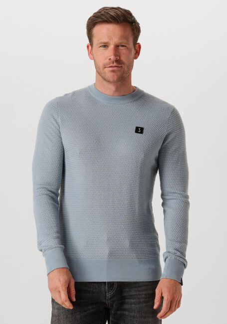 Hellblau BUTCHER OF BLUE Pullover STRUCTURE CREW - large