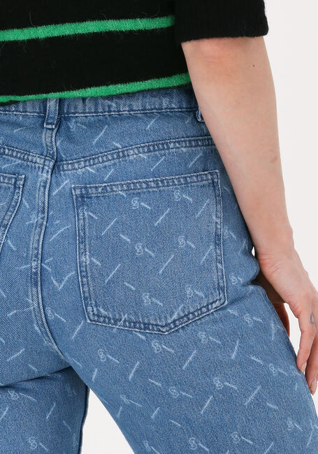 Blaue GESTUZ Mom jeans LUVINA HW JEANS - large