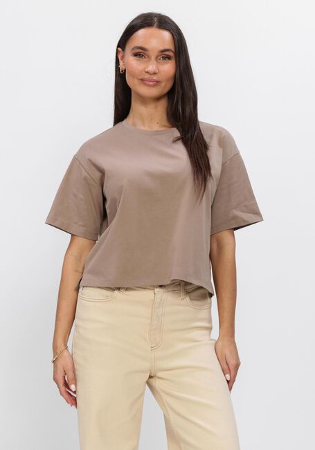 Sand MSCH COPENHAGEN T-shirt MSCHLEANA TEE - large