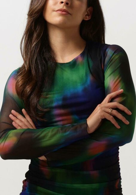 Mehrfarbige/Bunte ENVII Minikleid ENRAVEN LS MINI DRESS AOP 7042 - large