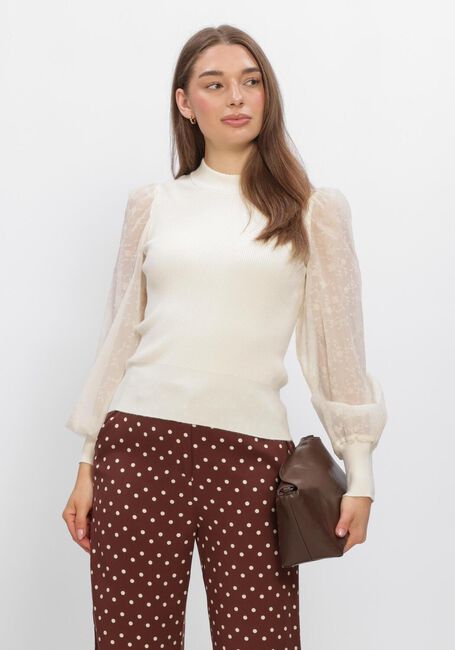 Creme Y.A.S. Top YASDOTME LS KNIT PULLOVER S. NOOS - large