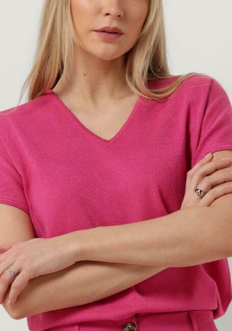 Hell-Pink YDENCE T-shirt KNITTED TOP SAMMY - large