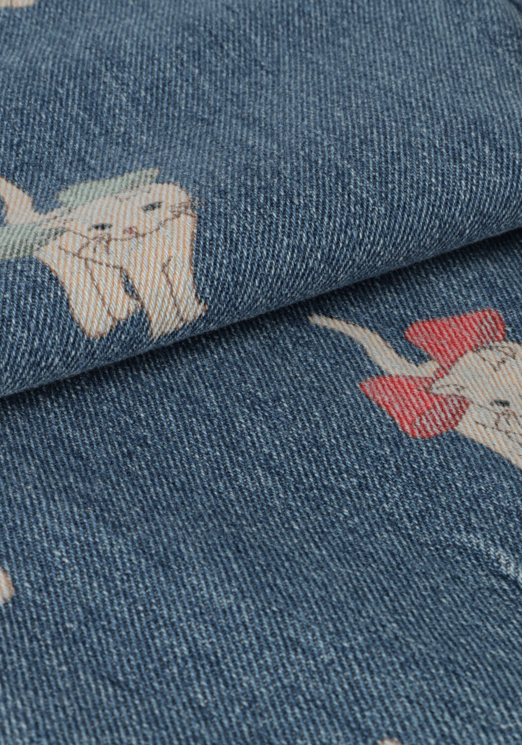 Blaue KONGES SLOJD Mom jeans MAGOT FRILL PANTS - large