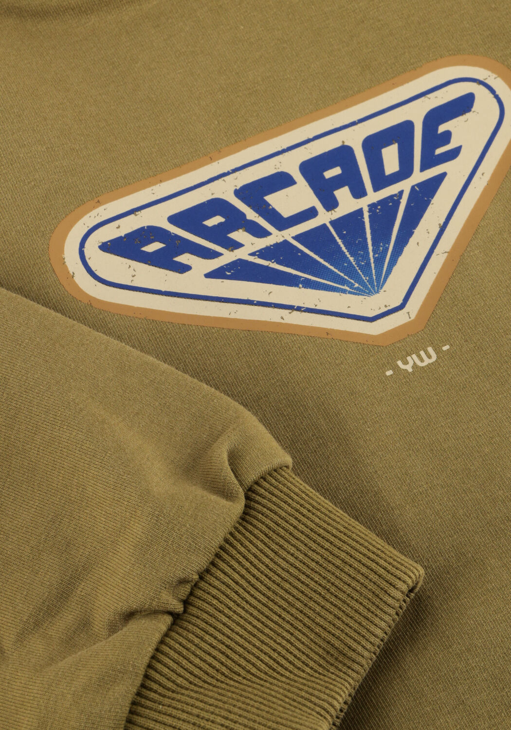 Khaki YOUR WISHES Sweatshirt GARMENT DYE OVERSIZED SWEATER - large