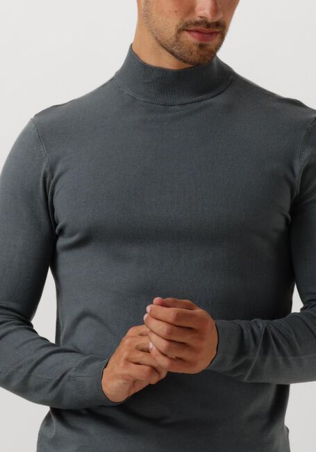 Blaue PURE PATH Rollkragenpullover REGULAR FIT KNITWEAR MOCKNECK801 - large