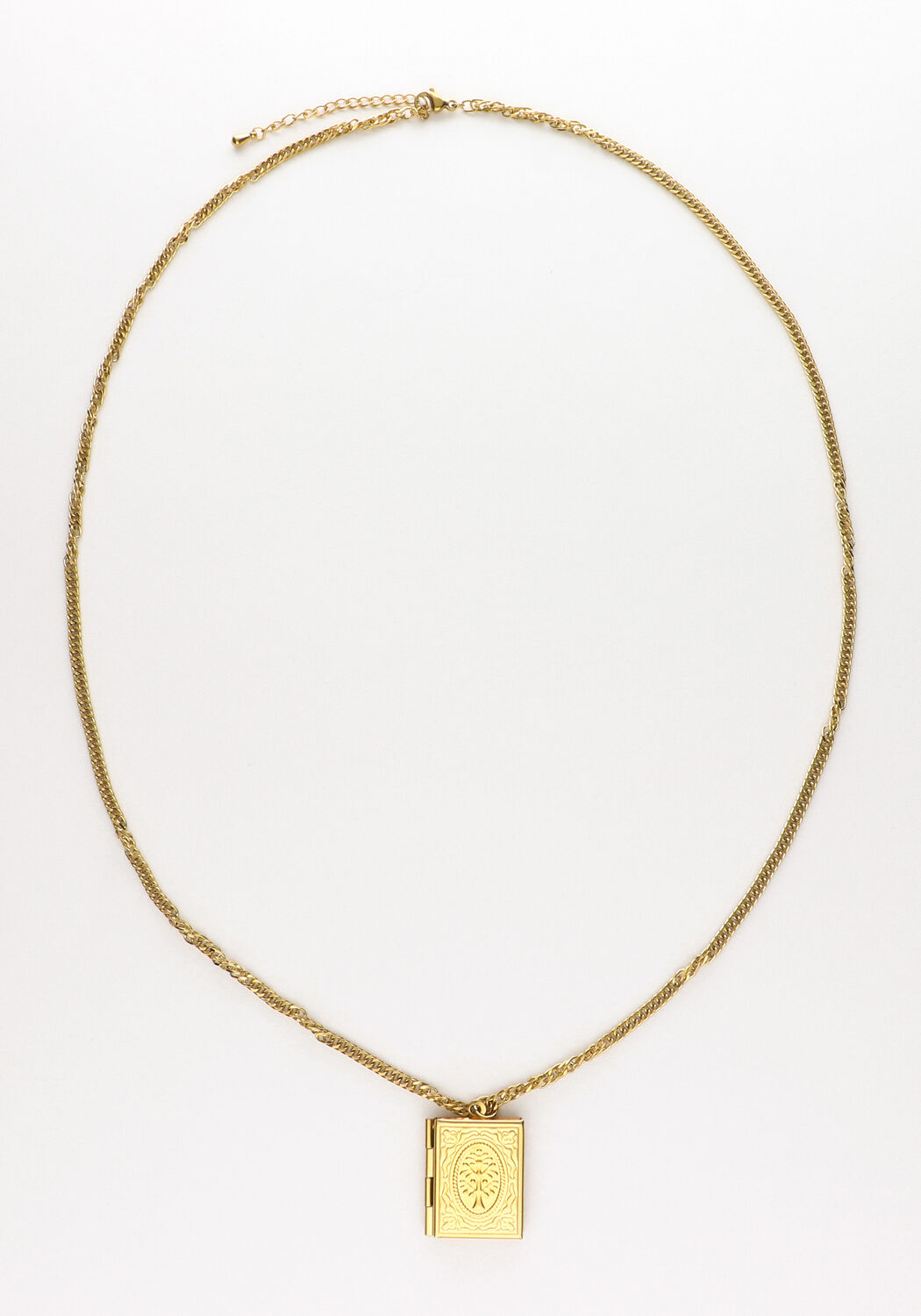 Goldfarbig NOTRE-V Kette KETTING MET BOEK