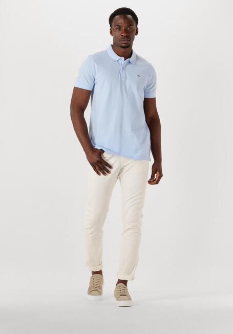 Hellblau TOMMY JEANS Polo-Shirt TJM SLIM PLANCKET POLO EXT - large