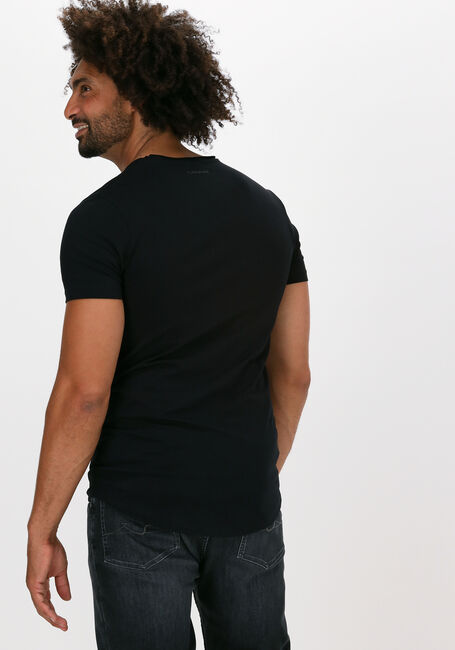 Schwarze PUREWHITE T-shirt ESSENTIAL TEE U NECK - large