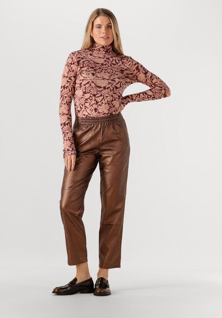 Bronzefarbene LOUIZON Lange Hosen MAKANA - large
