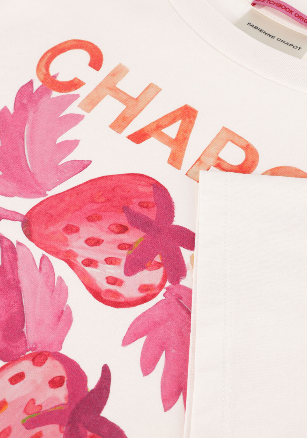 Nicht-gerade weiss FABIENNE CHAPOT T-shirt STEVE SKETCHBOOK T-SHIRT - large