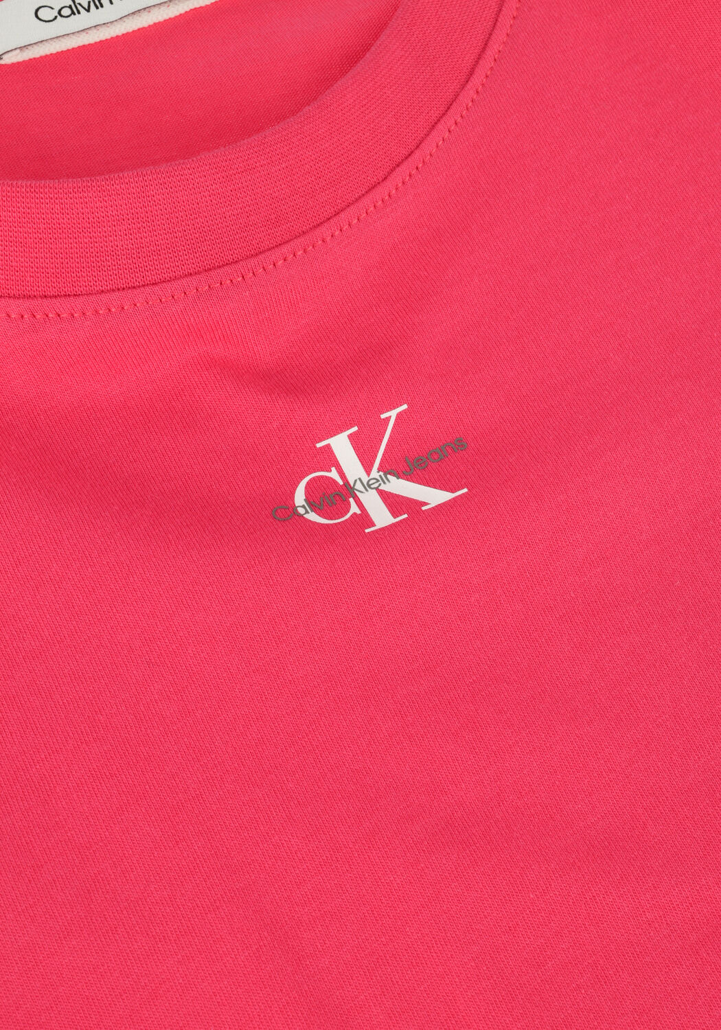 Rosane CALVIN KLEIN T-shirt MICRO MONOLOGO SLIM FIT TEE - large