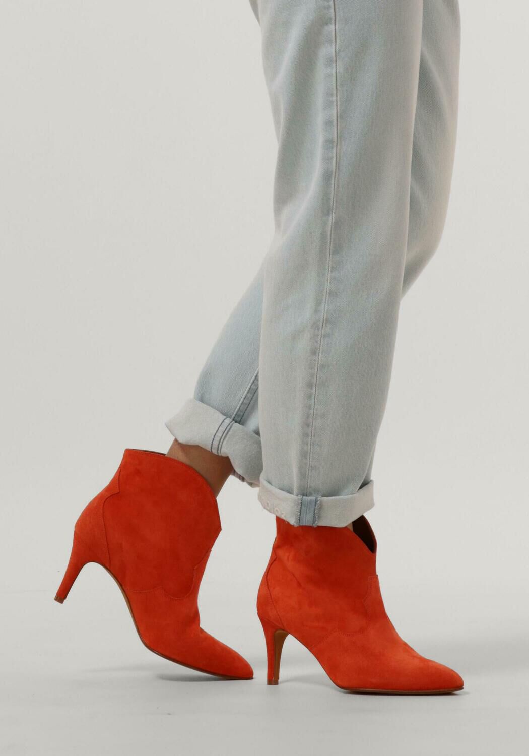 Rote TORAL Stiefeletten SELENE - large