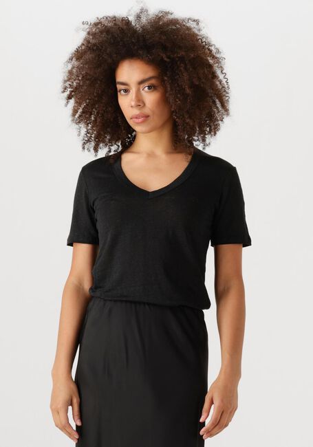 Schwarze RESORT FINEST T-shirt V-NECK T-SHIRT - large