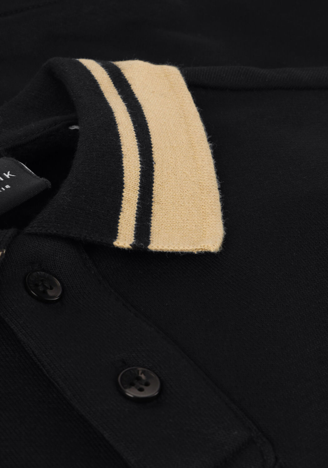 Schwarze NIK & NIK Sweatshirt LOGO POLO SWEATSHIRT - large