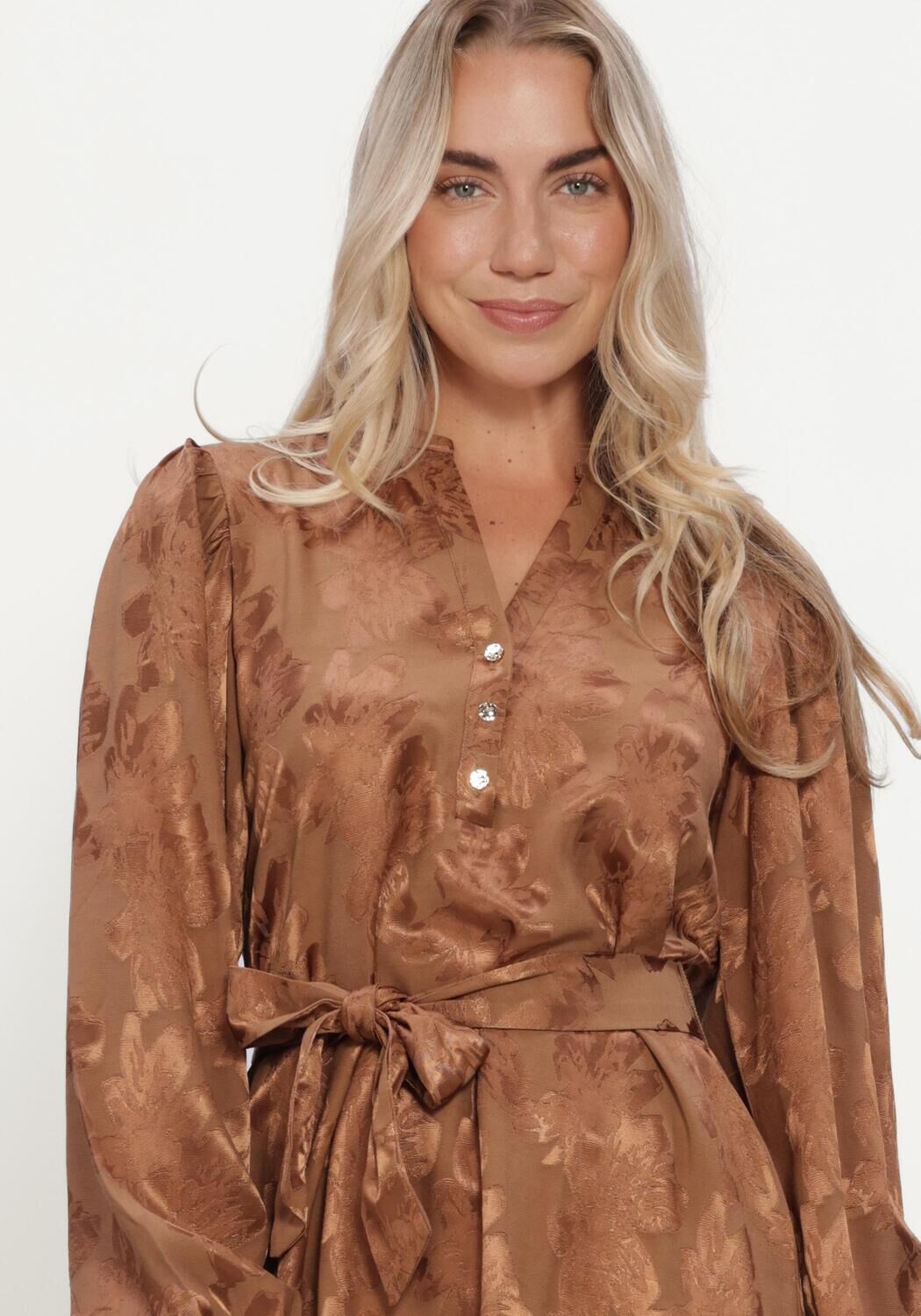 Braune FREEBIRD Minikleid DYA - large