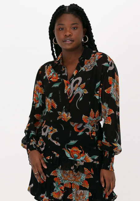 Schwarze ALIX THE LABEL Blusen LADIES WOVEN FANCY CHIFFON BLOUSE - large