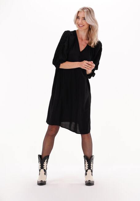 Schwarze CO'COUTURE Minikleid SUNRISE PLEAT DRESS - large