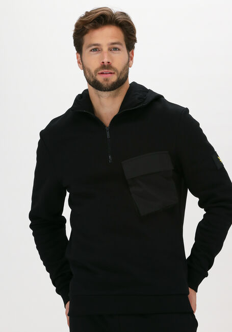 Schwarze LYLE & SCOTT Sweatshirt POCKET HOODIE - large