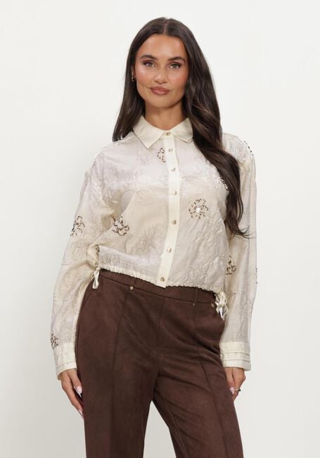 Ecru NUKUS Blusen AALIYA BLOUSE EMBROIDERY - large