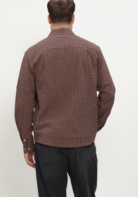 Braune RESTER&Ouml;DS Casual-Oberhemd RTKAI CHECKED SHIRT - large