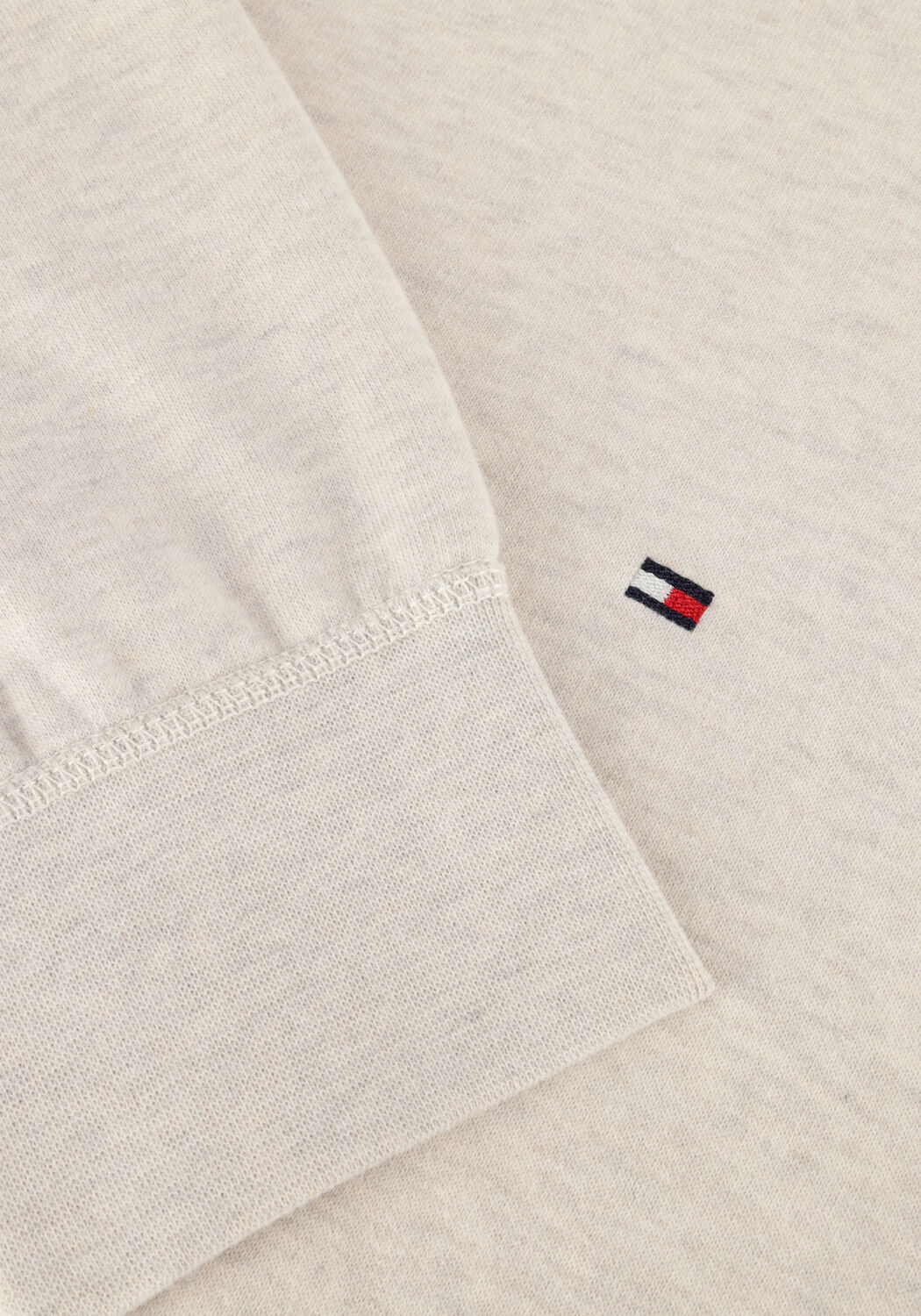 Beige TOMMY HILFIGER Sweatshirt ESSENTIAL FLEECE CREWNECK - large