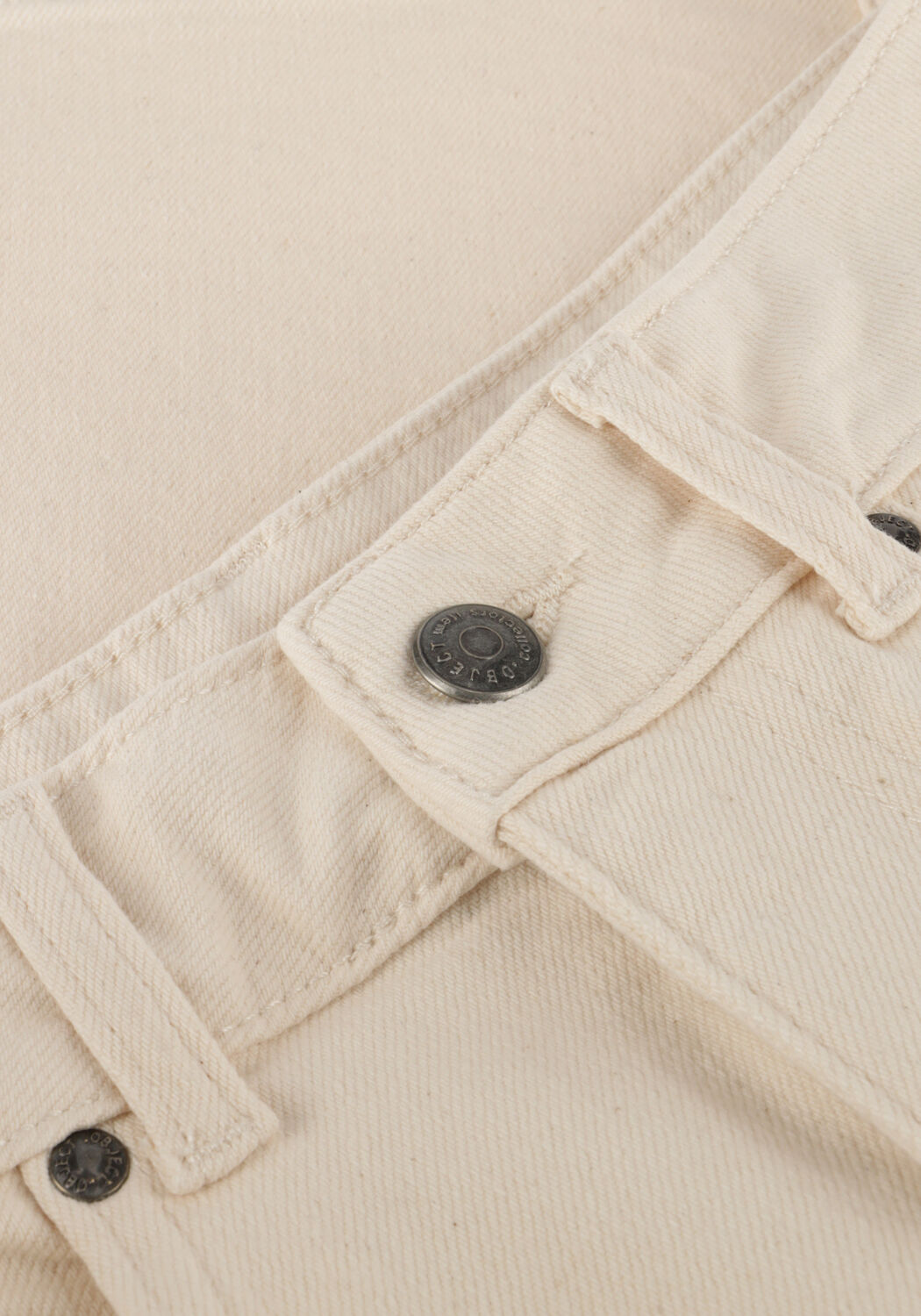 Ecru OBJECT Minirock OBJELLEN HW SHORT TWILL SKIRT - large