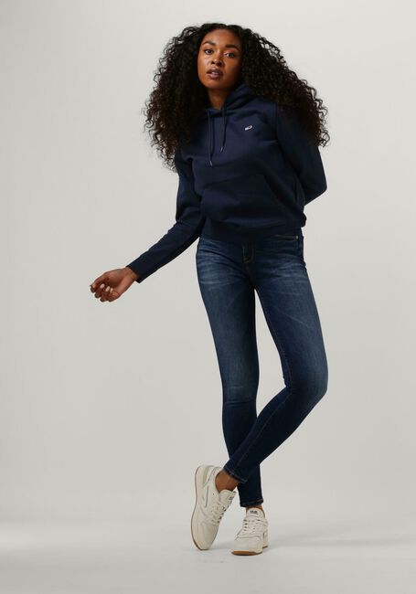 Blaue TOMMY JEANS Pullover TJW REGULAR FLEECE HOODIE - large