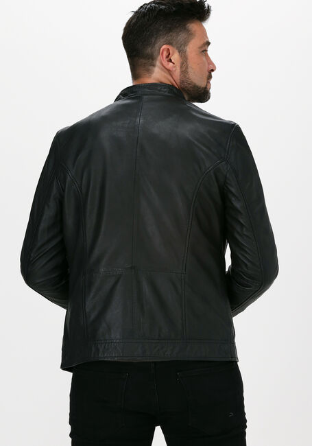 Schwarze GOOSECRAFT Lederjack GALLERY062 - large