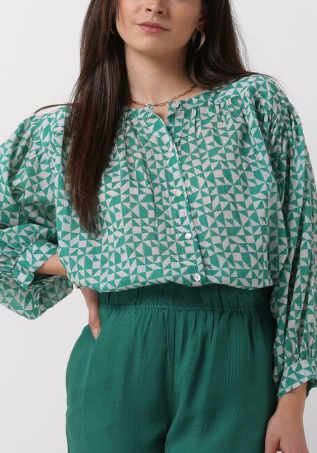 Grüne BY-BAR Blusen LUCY GRAPHIC BLOUSE - large
